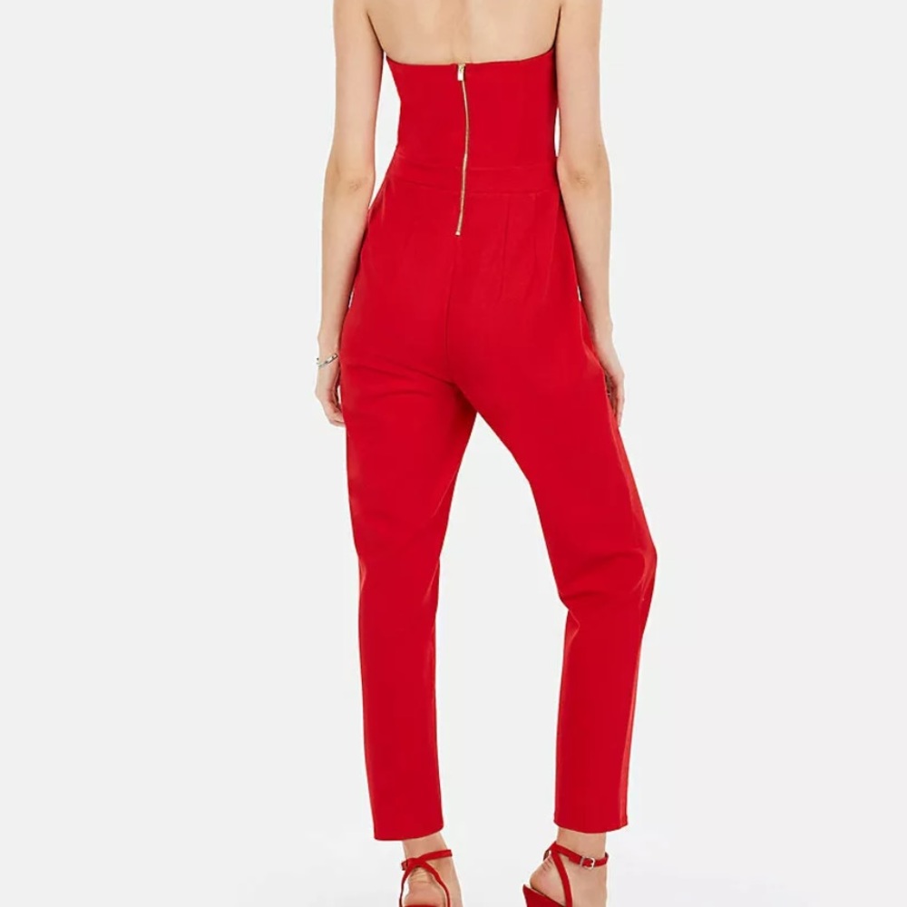 EXPRESS Sweetheart Strapless Romper - Picture 6 of 7